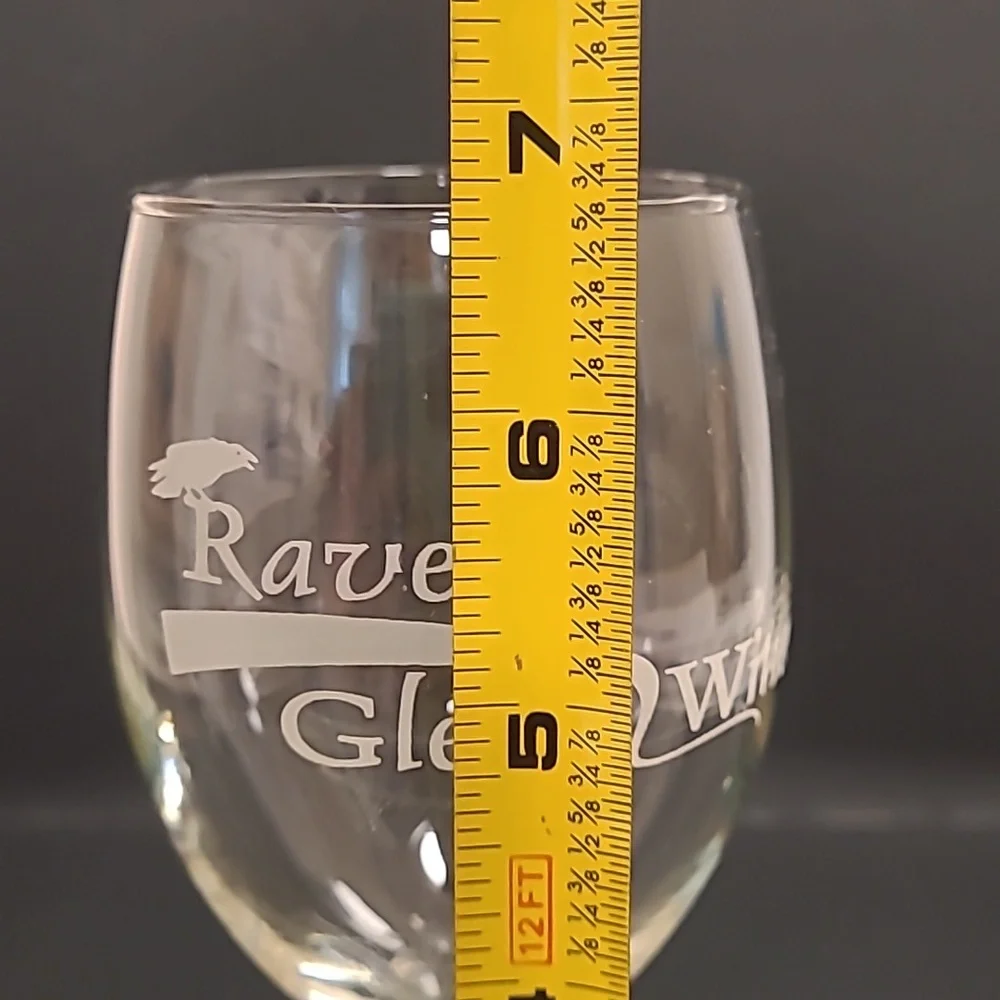 Set of 4 Ravens Glenn Winery Glasses